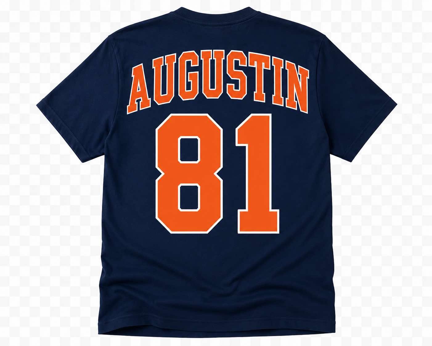 Custom Navy Blue Bears Football Shirts