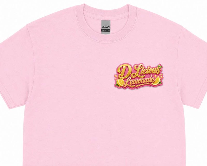Custom Light Pink DLicious Lemonade Shirts