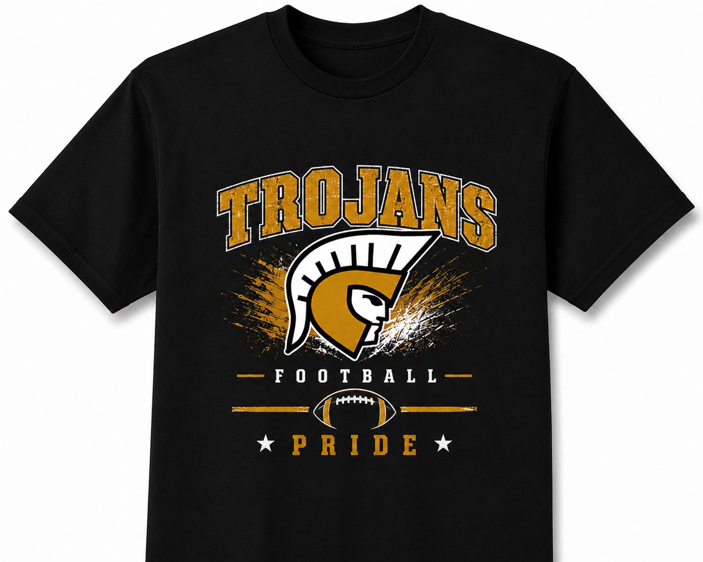 3 Custom Black Football Shirts