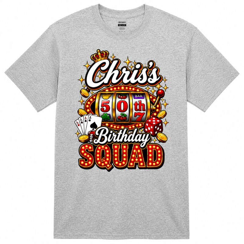 6 Custom Birthday shirts