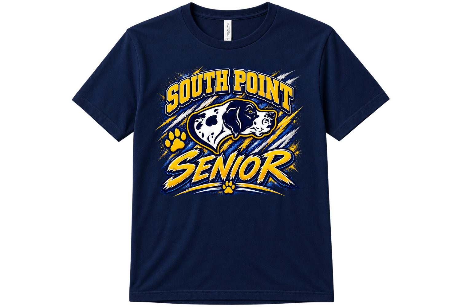 1 Navy Blue Custom South Point Senior Shirt