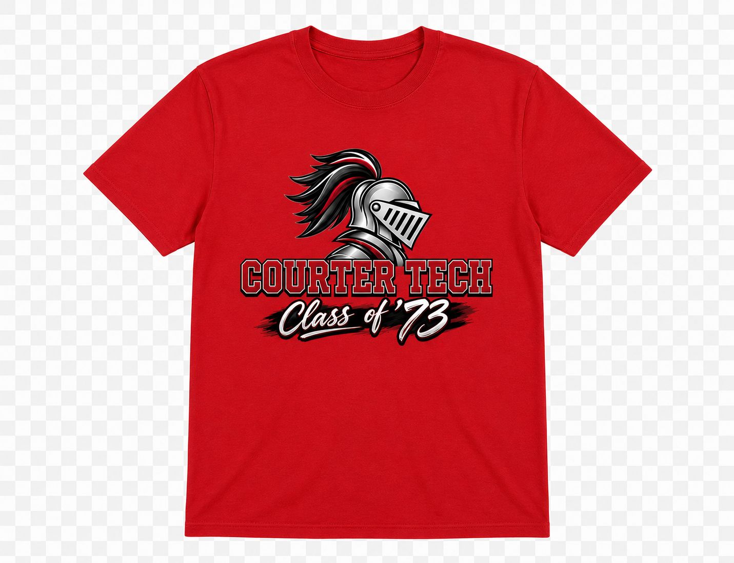 1 Custom Red Class of 73 Shirt