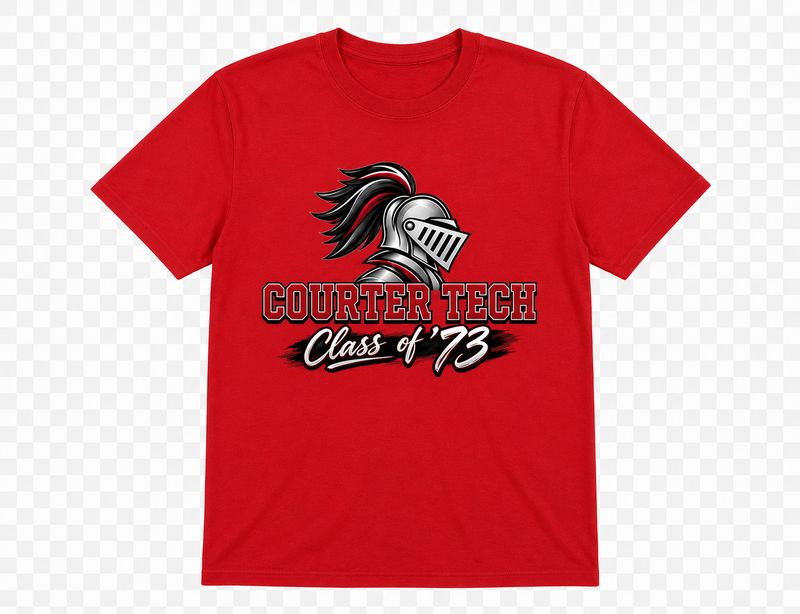 1 Custom Red Class of 73 Shirt