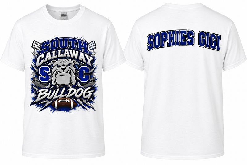 1 White Custom Football Shirt