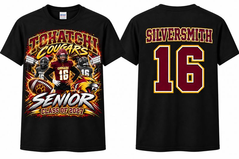2 Custom Senior-Football Shirt