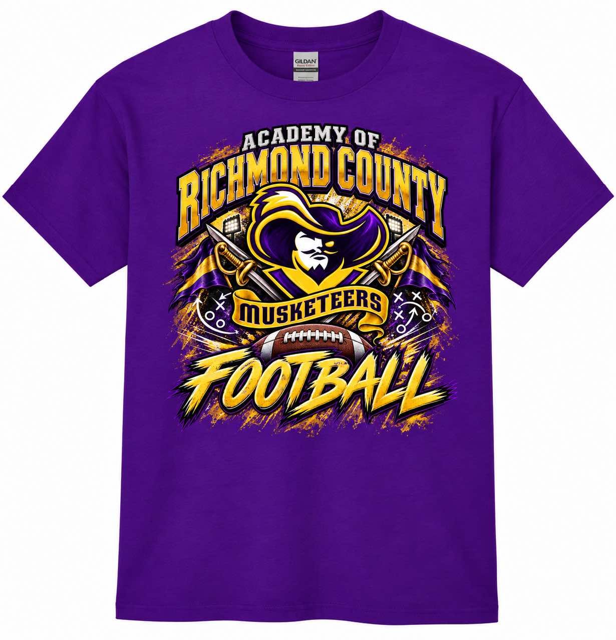 1 Custom Purple Football Shirt