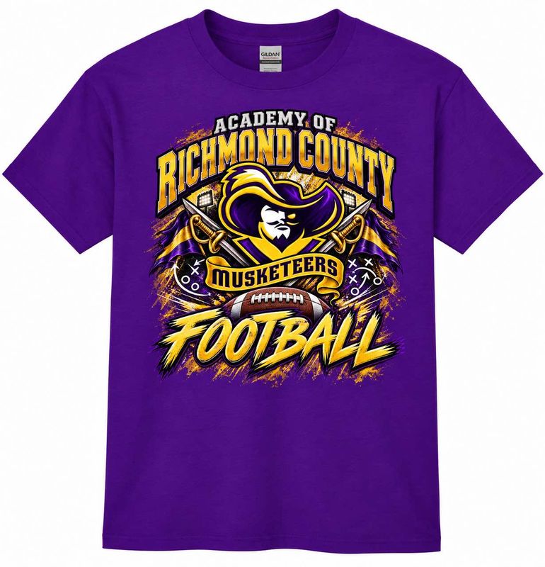 1 Custom Purple Football Shirt