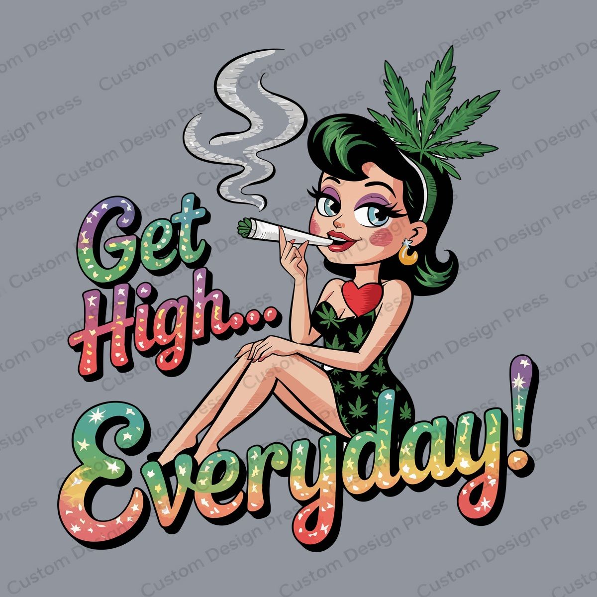 Get High Everyday Woman PNG – Digital Download