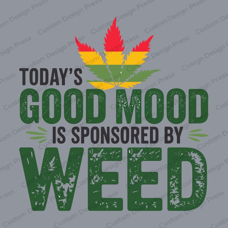 Good Mood Sponsored by Weed PNG – Digital Download