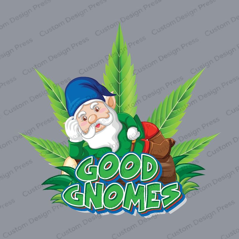 Good Gnomes Cannabis Vibes PNG – Digital Download