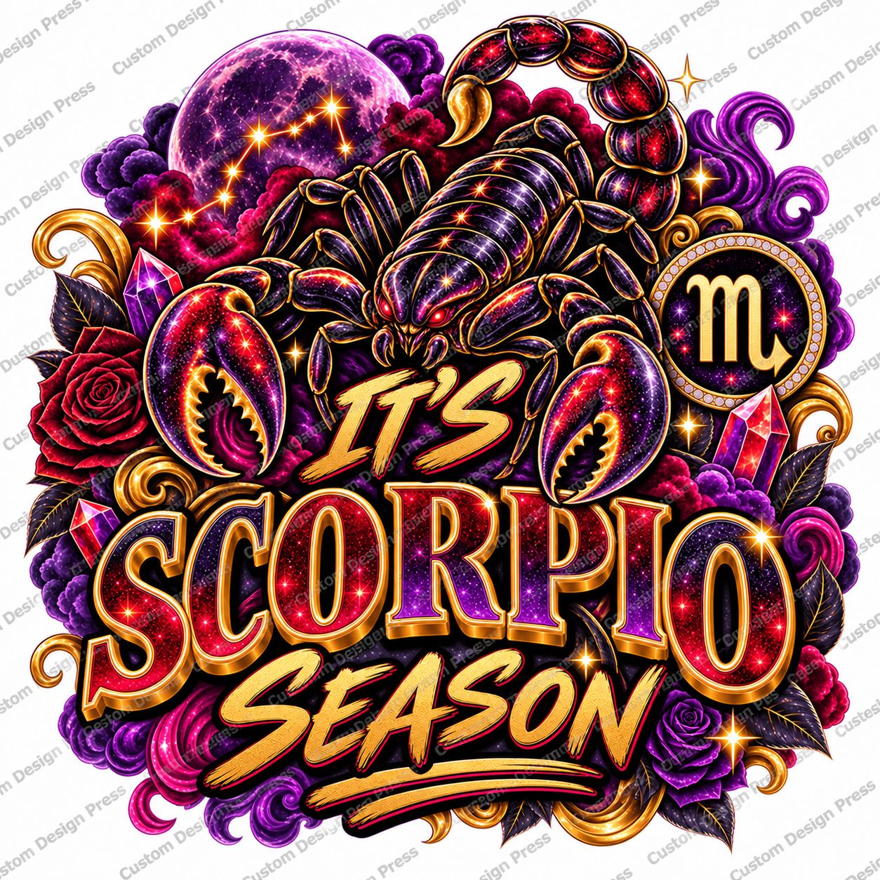 It’s Scorpio Season Zodiac PNG – Digital Download