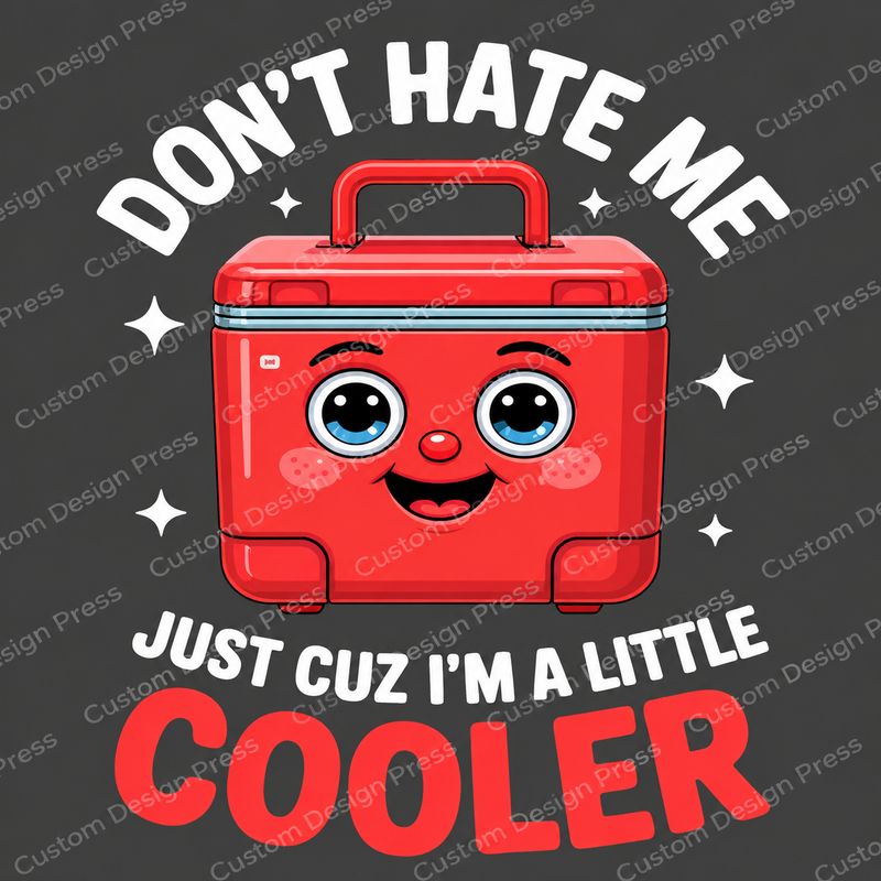 Don’t Hate Me, I’m a Little Cooler PNG – Digital Download