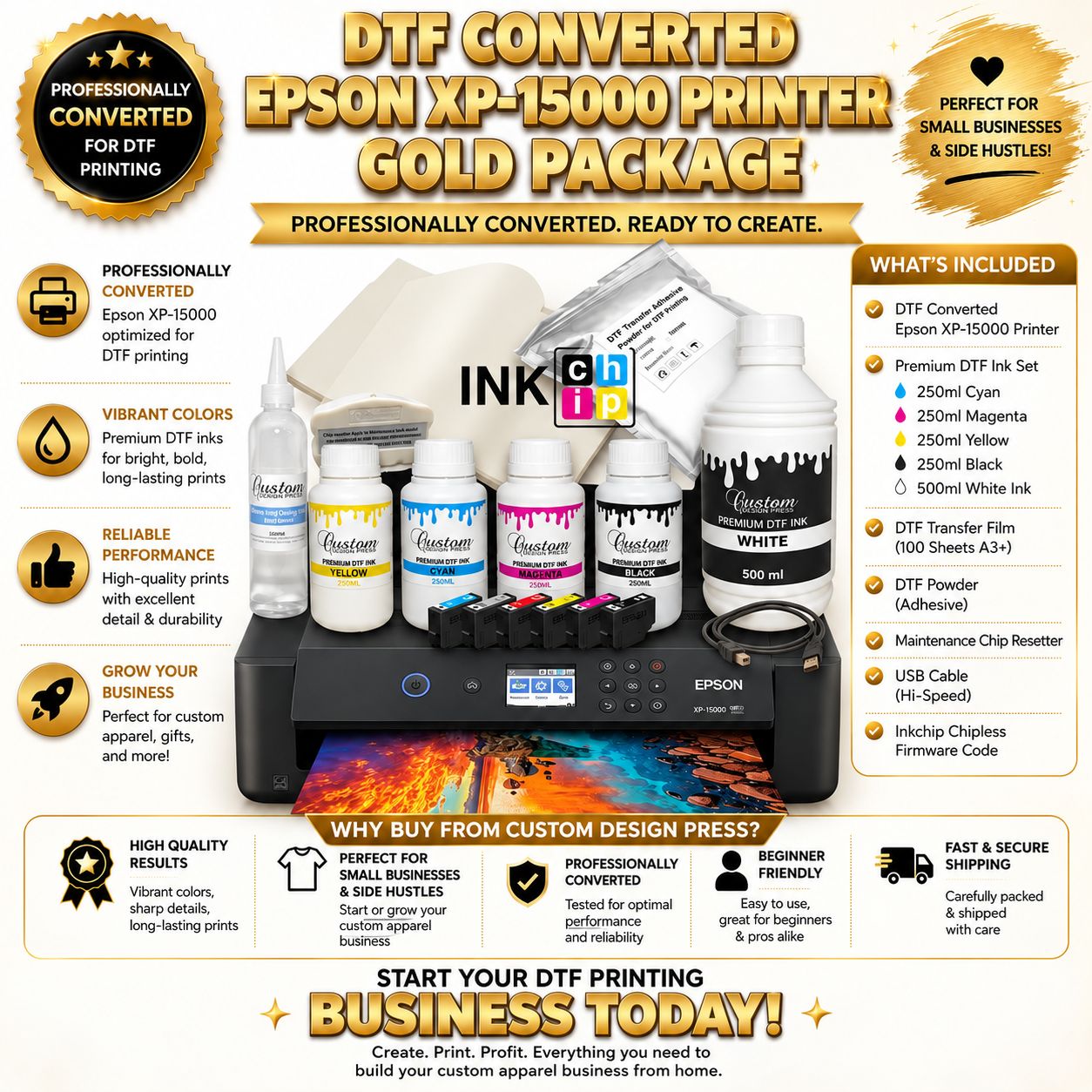 Kyle Jones Etsy Re-Order Gold DTF Package