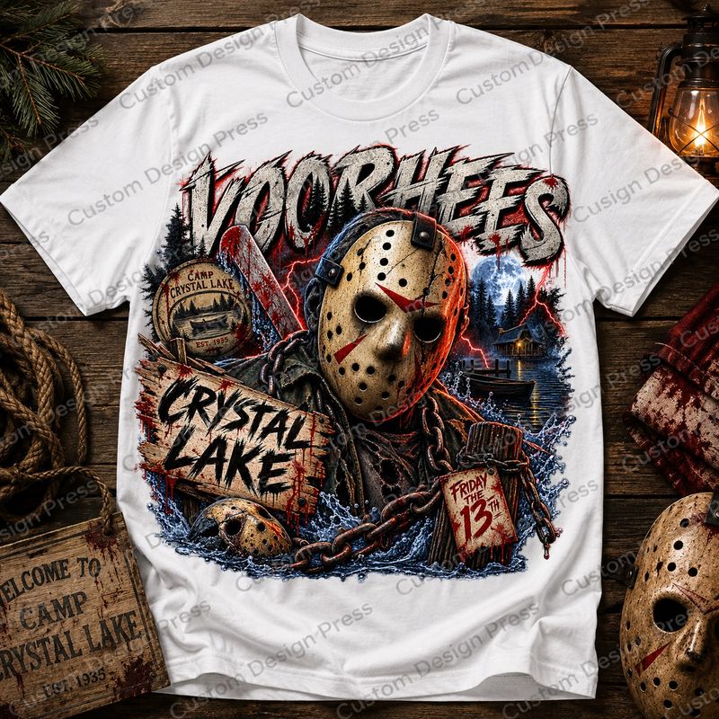 Jason Voorhees Crystal Lake Halloween T-Shirt
