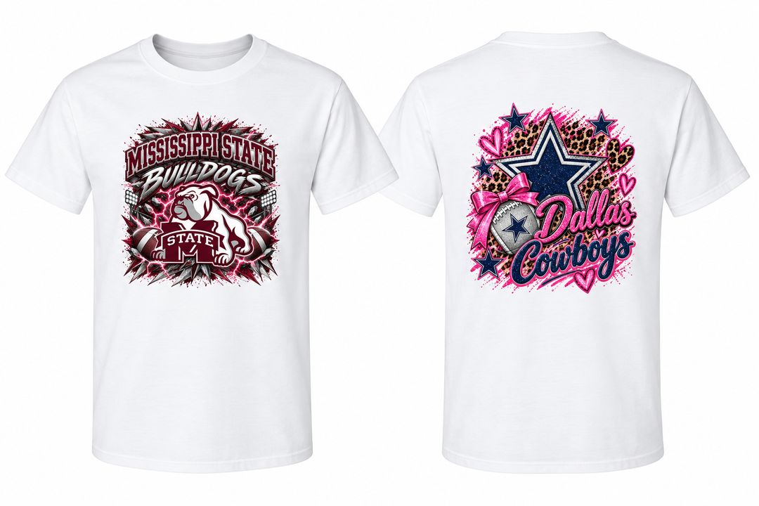 1 White Custom Football Shirt