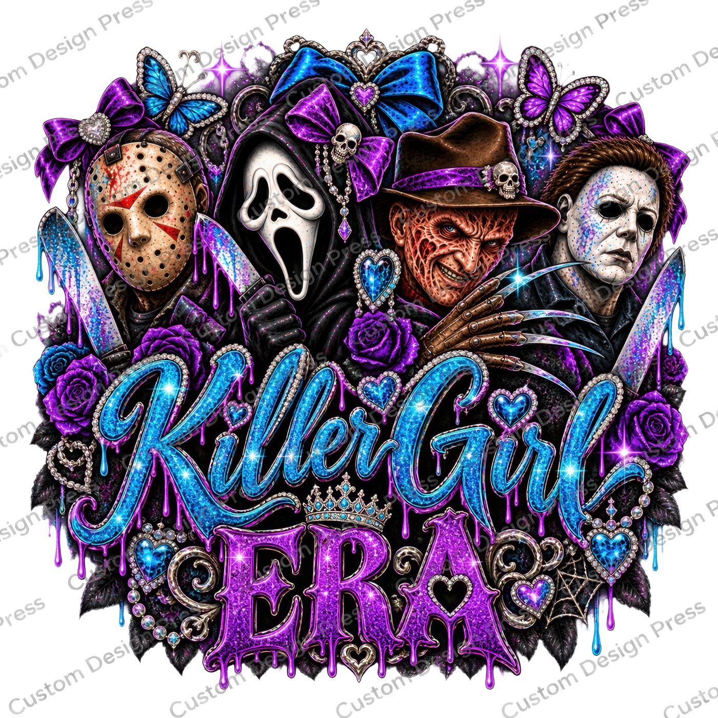 Killer Girl Era Halloween PNG Digital Download