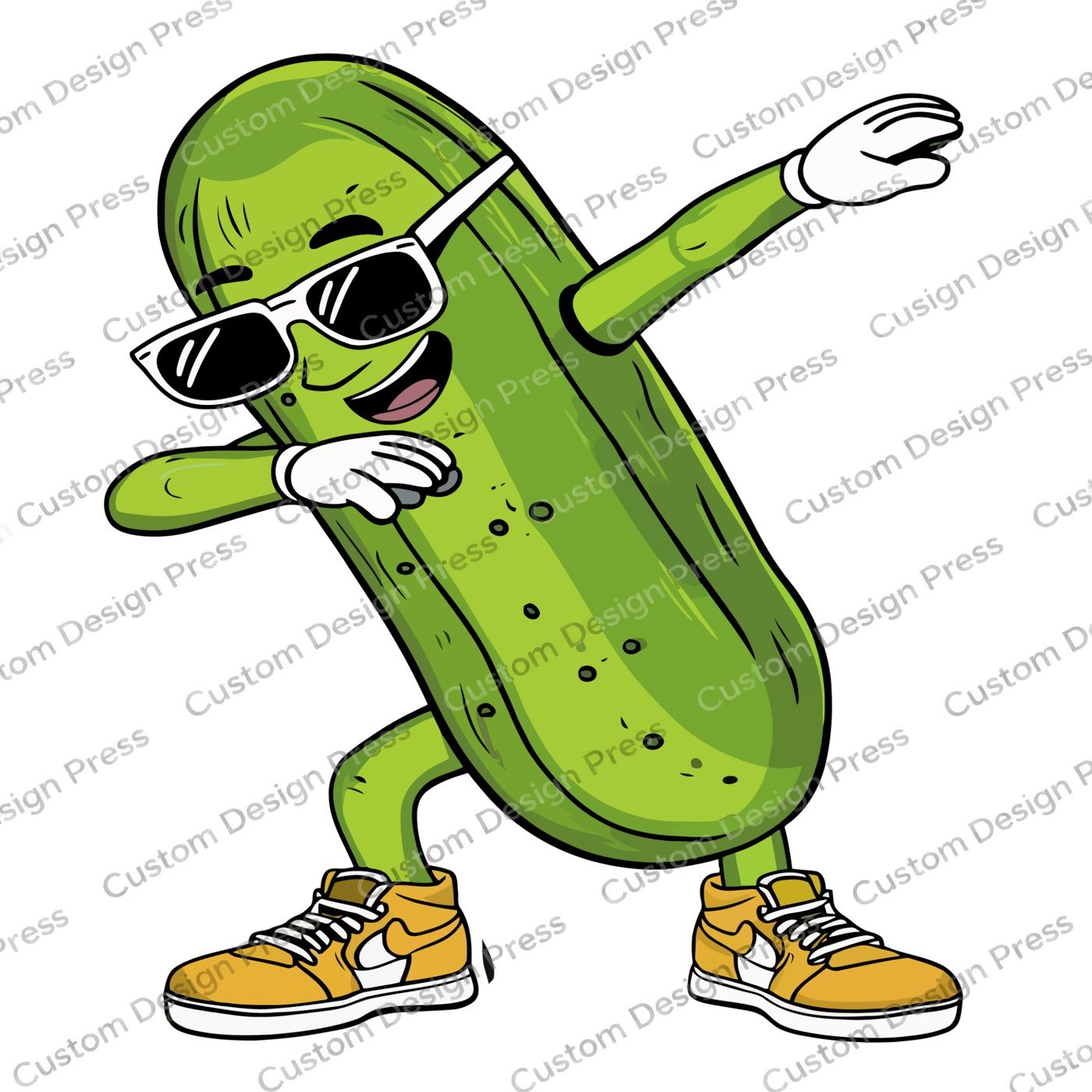 Dabbing Pickle PNG Digital Download