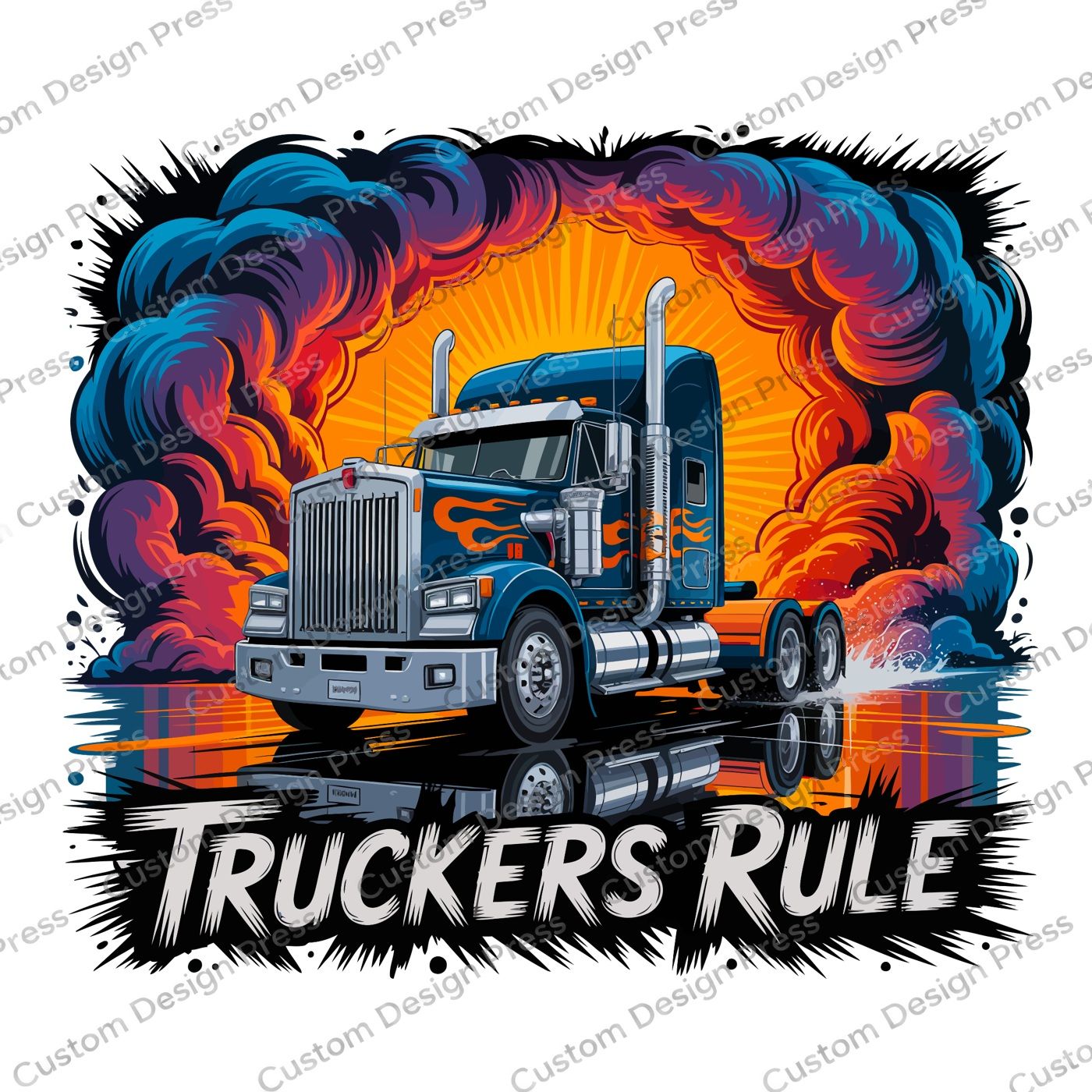 Truckers Rule PNG Digital Download