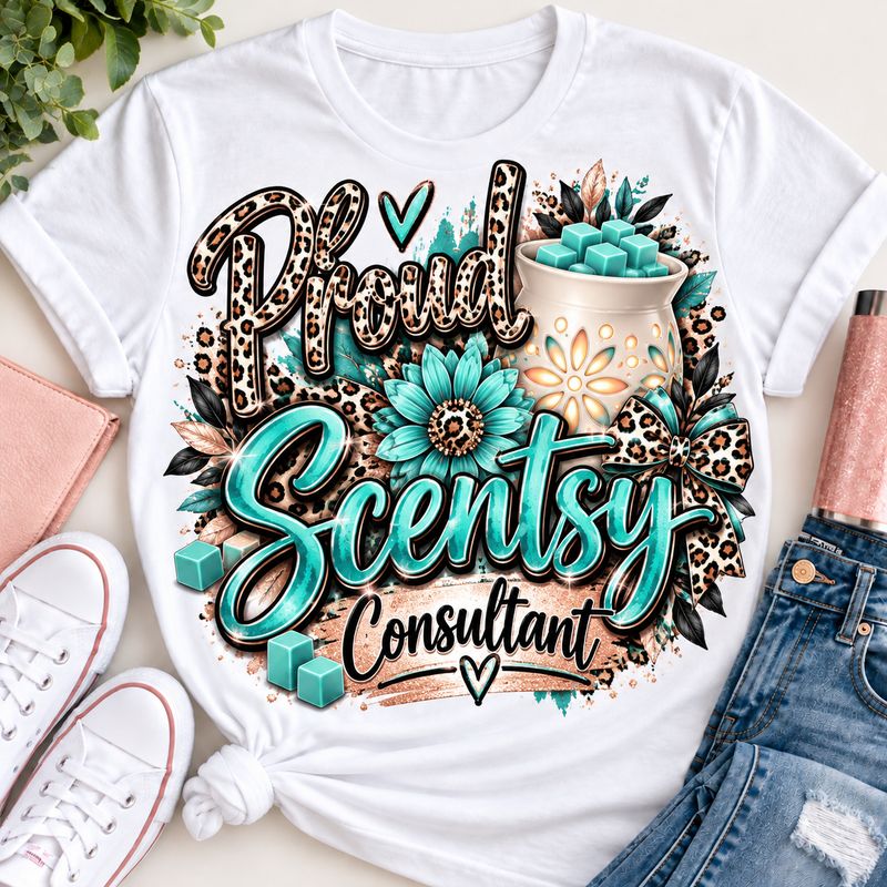 Proud Scentsy Consultant Teal T-Shirt