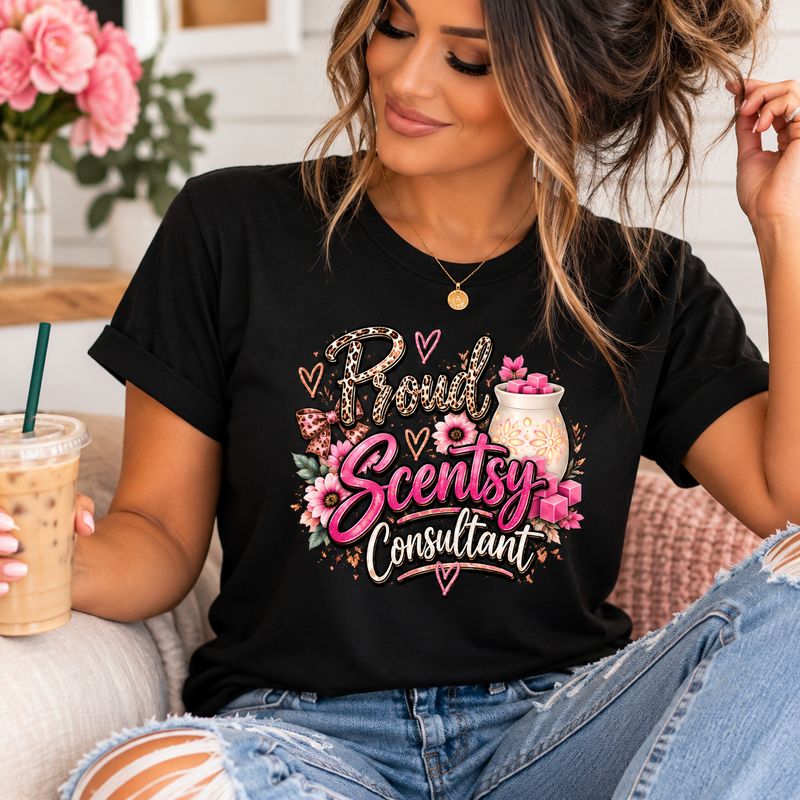 Proud Scentsy Consultant Pink T-Shirt