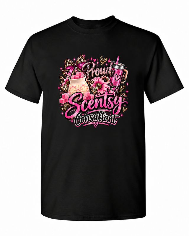 Proud Scentsy Consultant Bow T-Shirt