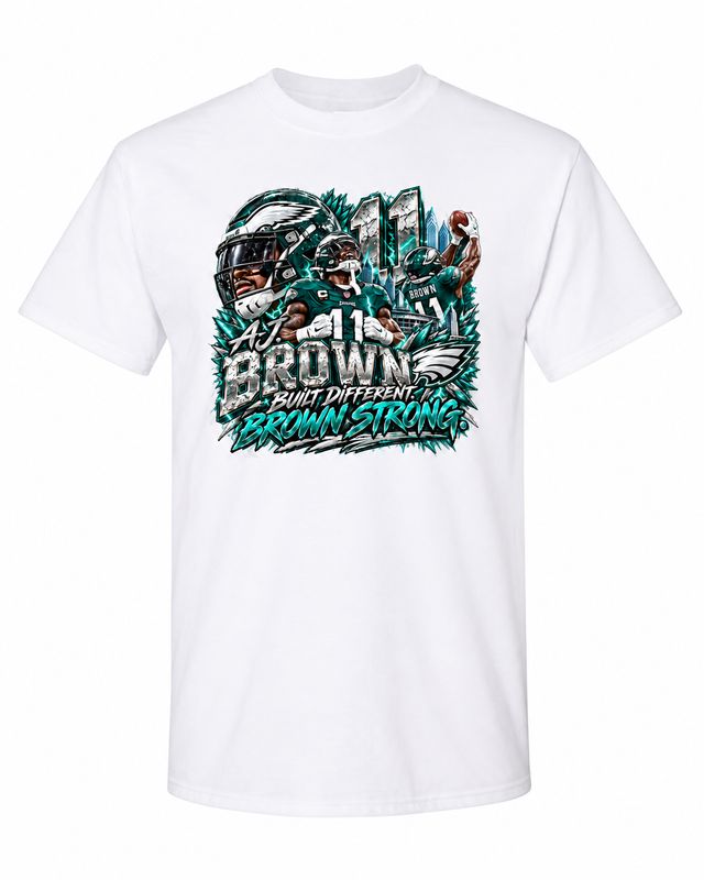 Philadelphia Eagles AJ Brown Football T-Shirt