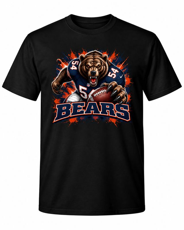 Chicago Bears Bear Player 54 Football T-Shirt