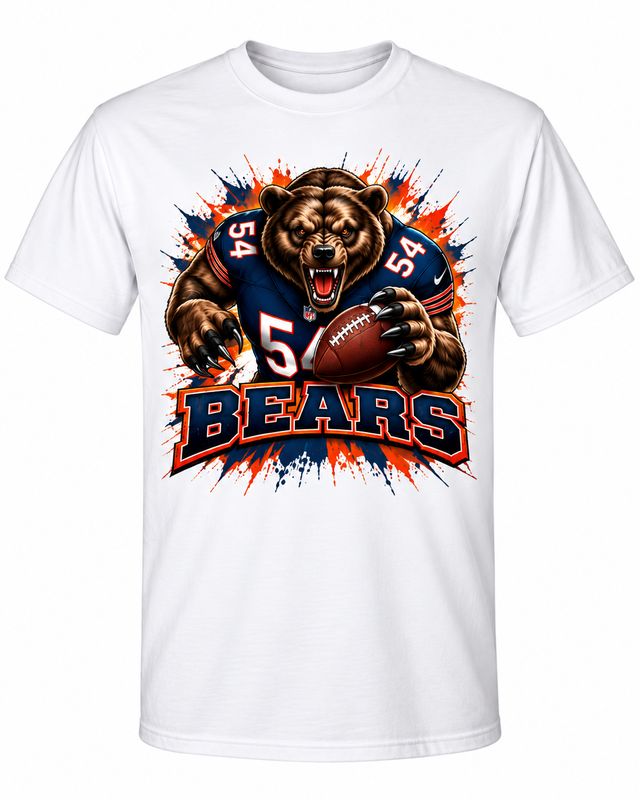 Chicago Bears Bear Player 54 Football T-Shirt