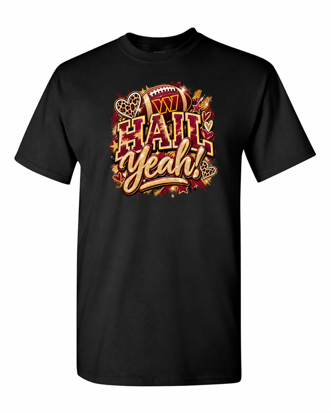 Washington Commanders Hail Yeah Football T-Shirt