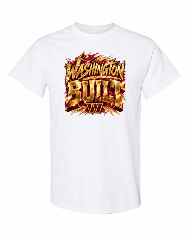 Washington Commanders Washington Built Football T-Shirt
