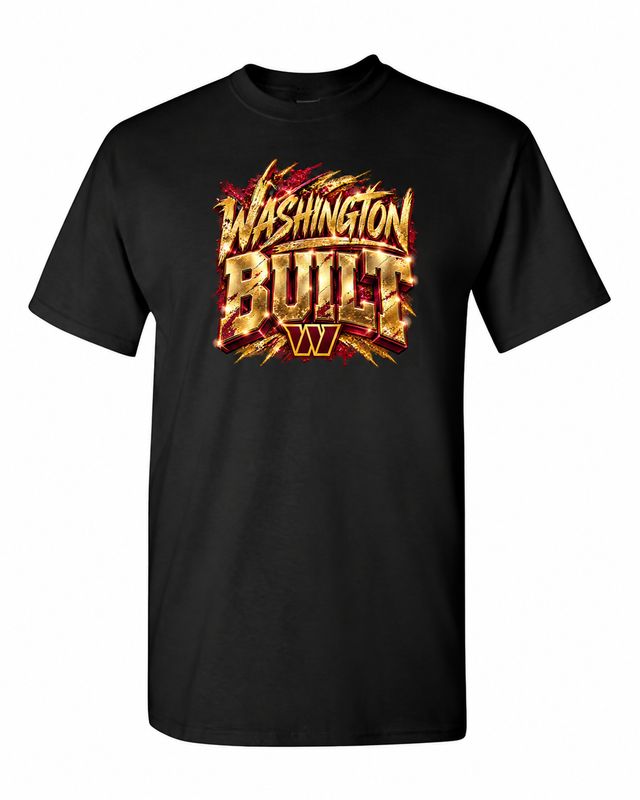 Washington Commanders Washington Built Football T-Shirt