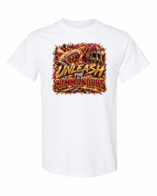 Washington Commanders Unleash the Commanders Football T-Shirt
