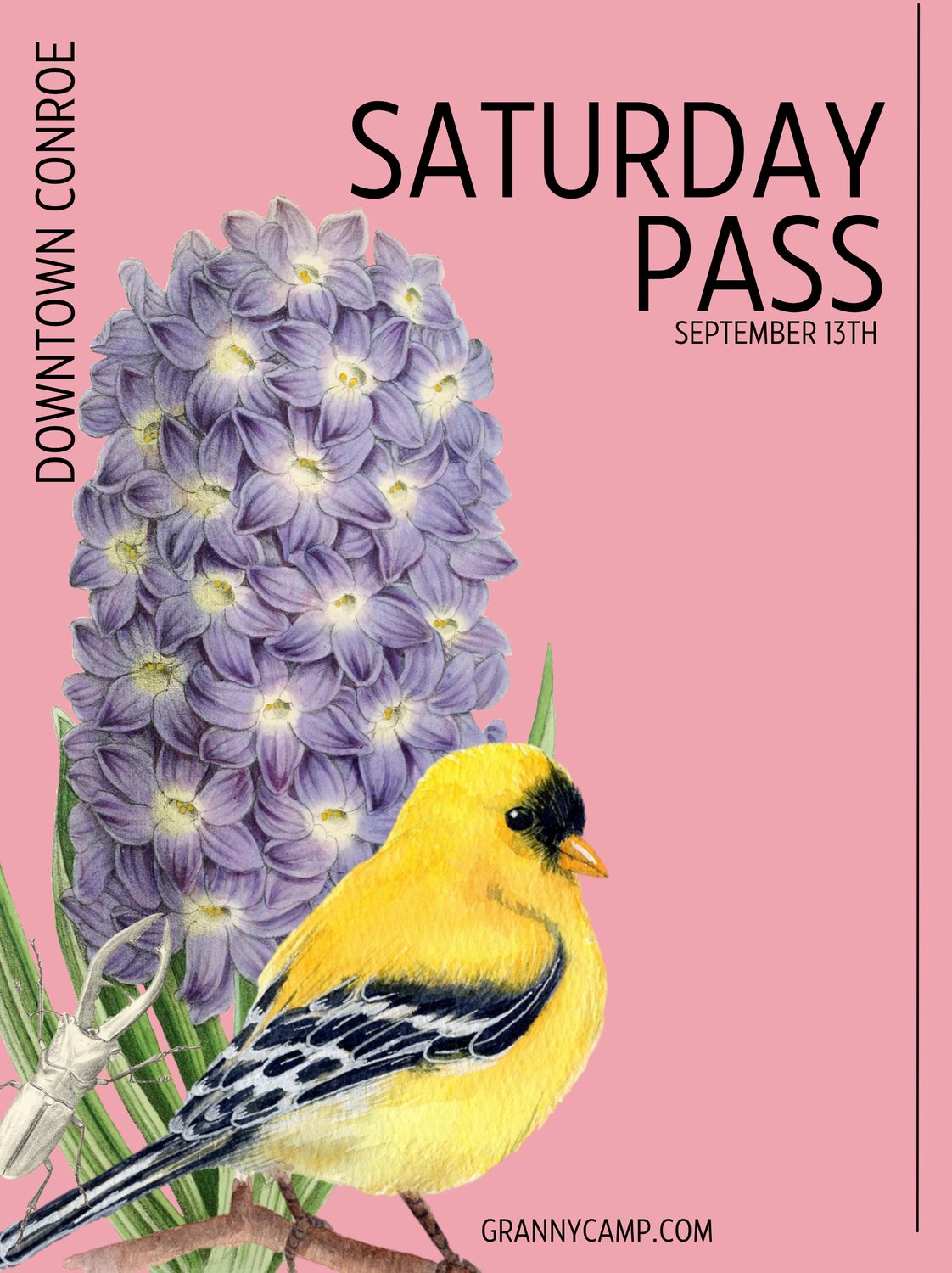 SEPTEMBER Granny Camp CTX – Saturday-Only Pass