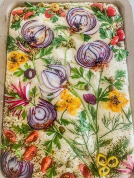 Floral Focaccia with Patricia