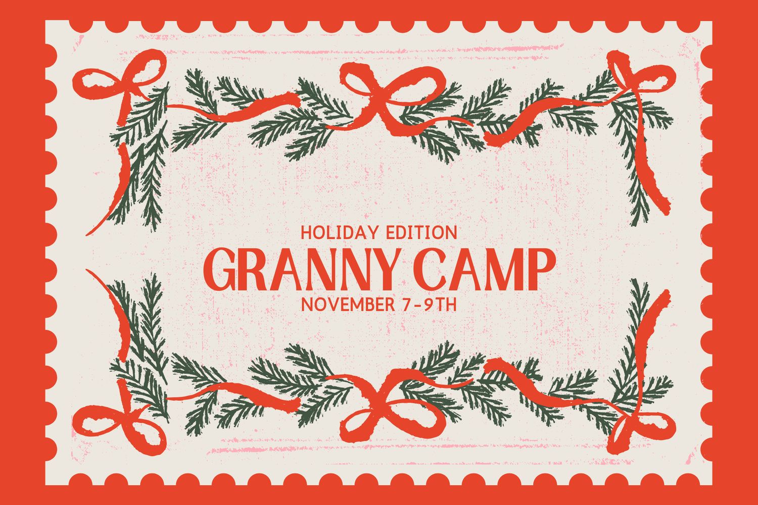 HOLIDAY NOVEMBER Granny Camp CTX - Saturday Only Pass
