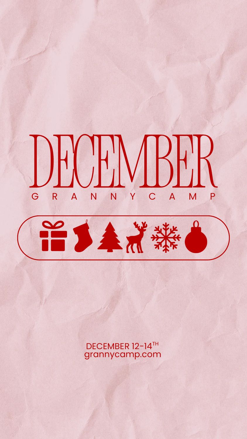 HOLIDAY DECEMBER Granny Camp CTX – 3-Day Pass