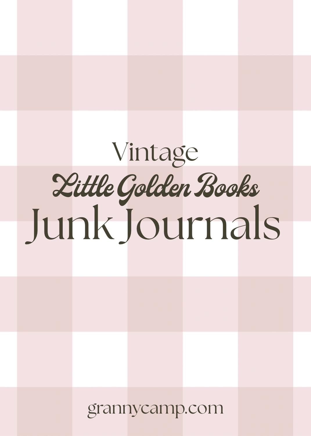 ​Workshop: Vintage Golden Book Junk Journal