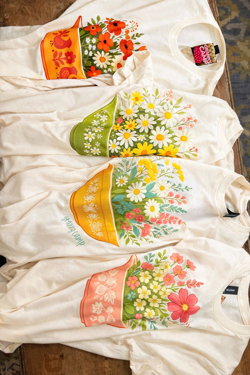 GCM Vintage Bowl Florals Tee