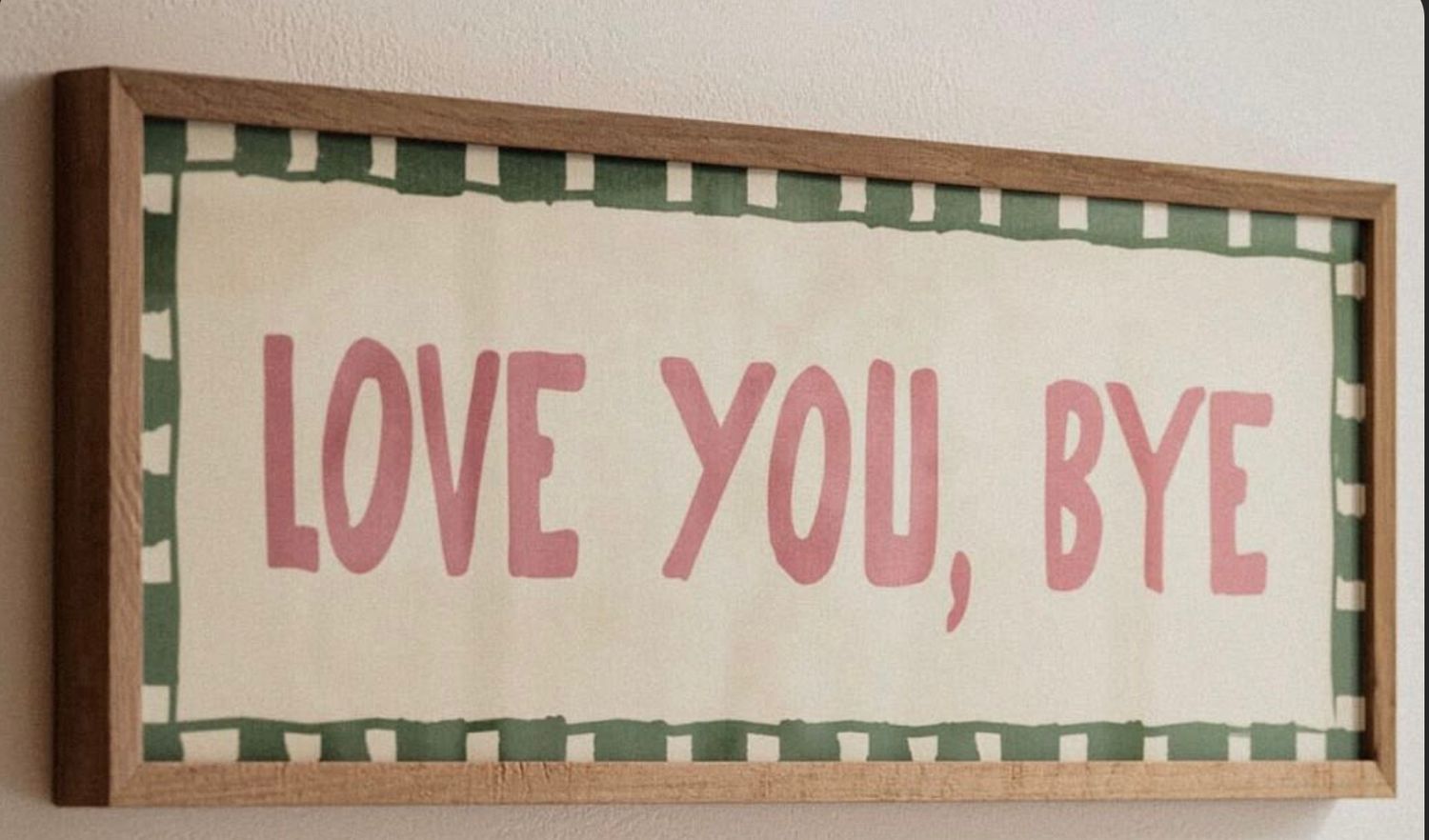 FRIDAY 6:00 - Love you, Bye