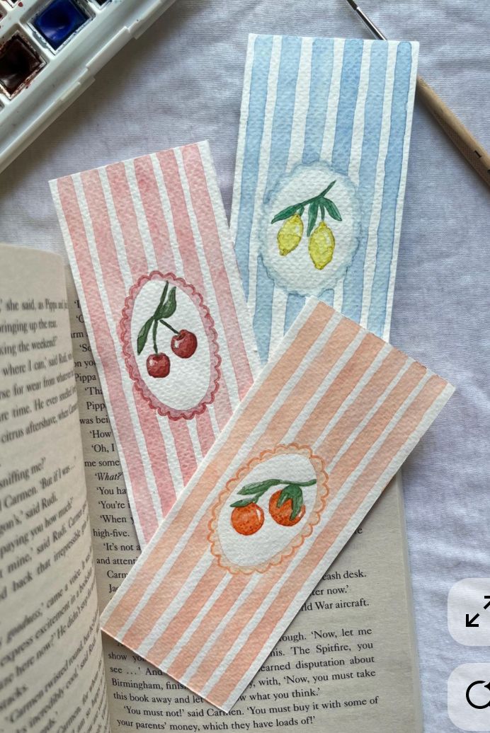 FRIDAY 6:00 - Berry Sweet Bookmarks