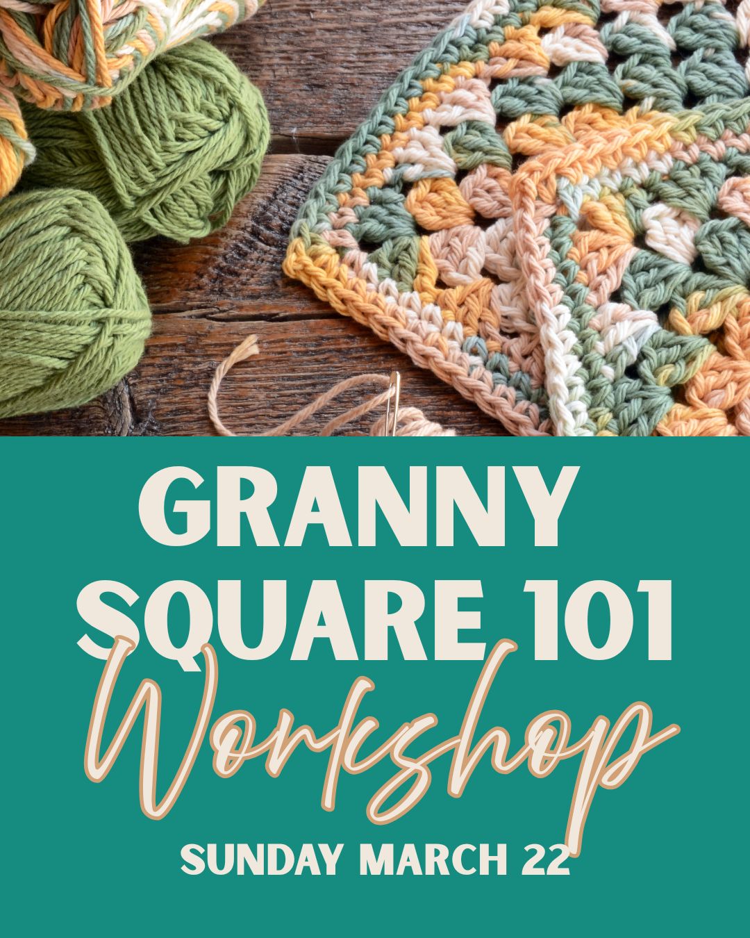 June Granny Square 101 Workshop