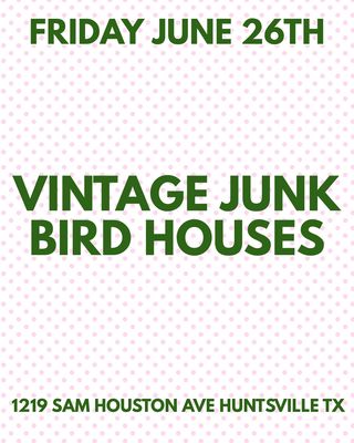 Workshop : Vintage Junk Bird House