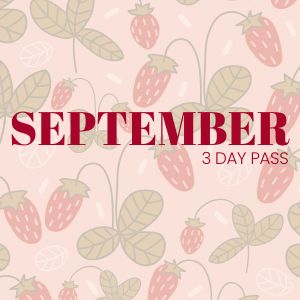 SEPTEMBER  3 DAY PASS GC