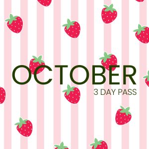 OCTOBER 3 DAY PASS GC