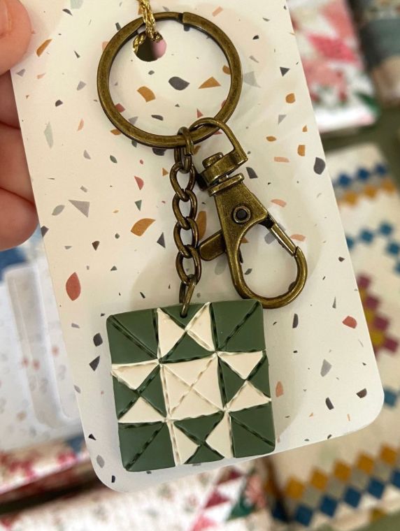 SAT SPECIAL 4:00 - Quilted Charm Keychain