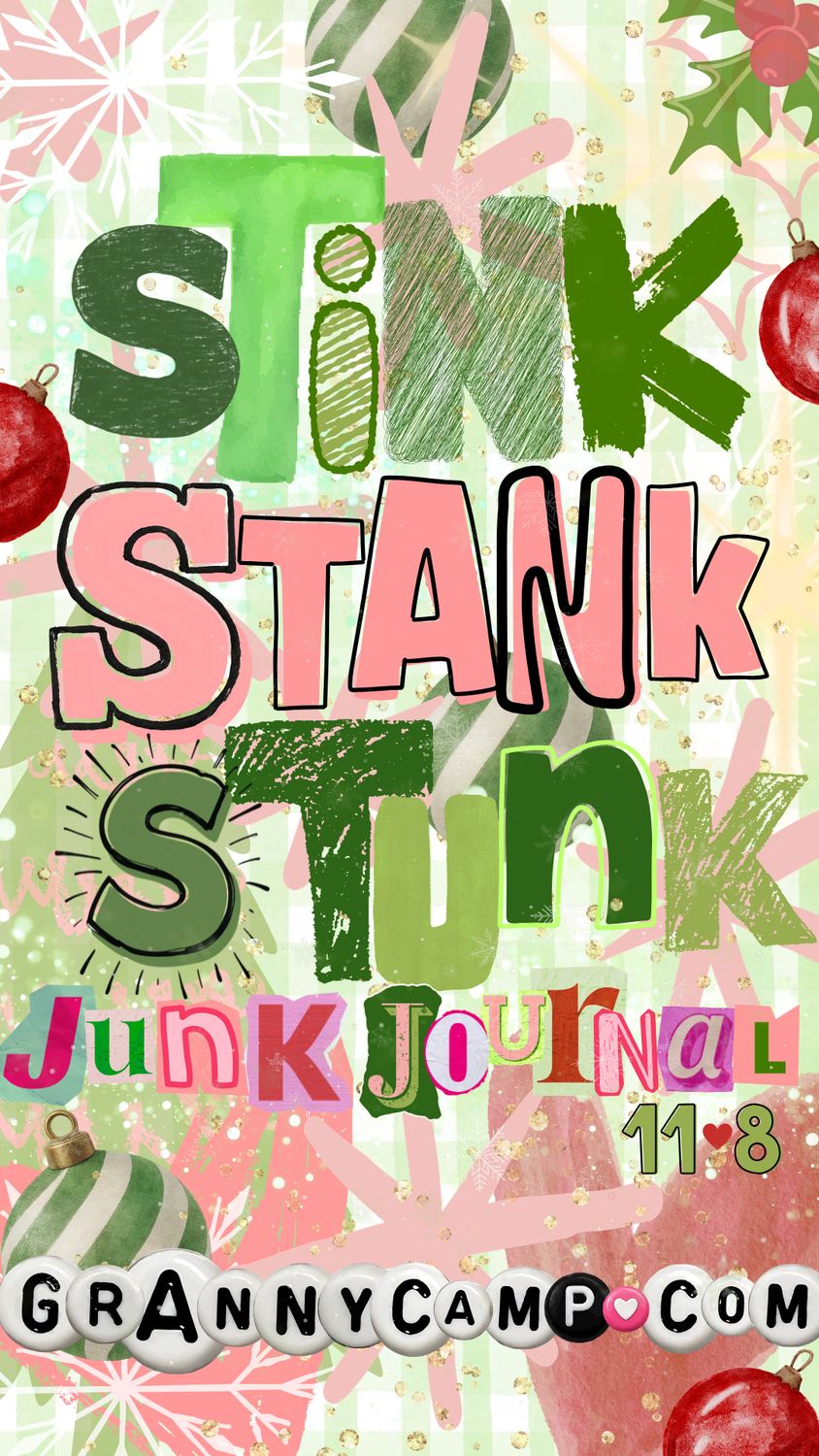 The Strawberry Society : Stink Stank Stunk Junk Journaling Workshop