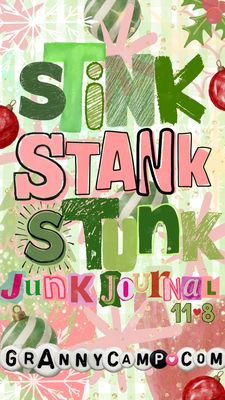 The Strawberry Society : Stink Stank Stunk Junk Journaling Workshop