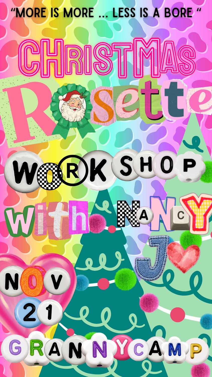 The Strawberry Society : Christmas Rosettes With Nancy Jo