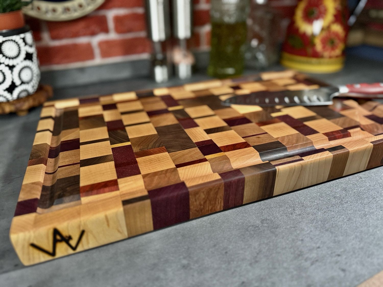 End Grain Chaos Cutting Board