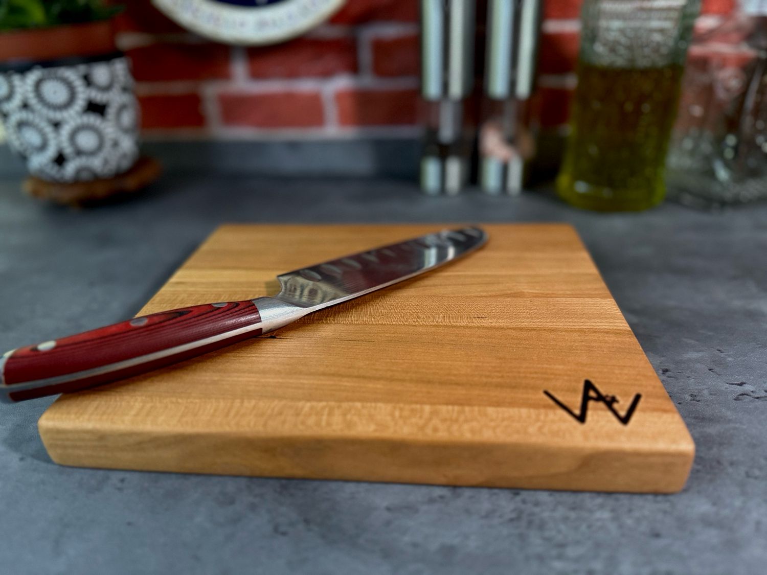 Edge Grain Cherry Bar Board